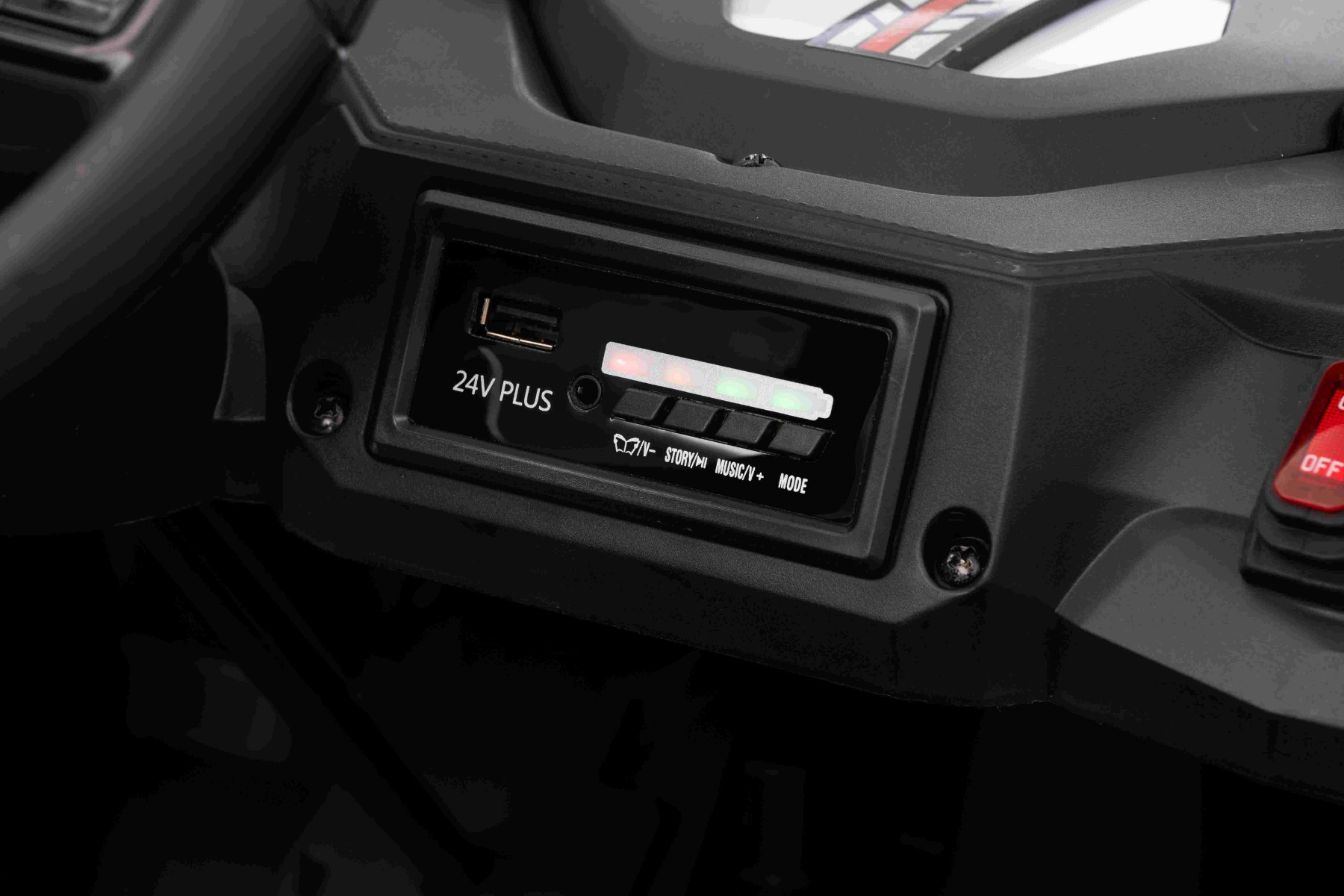 MP3-Player mit Batteriestandsanzeige
