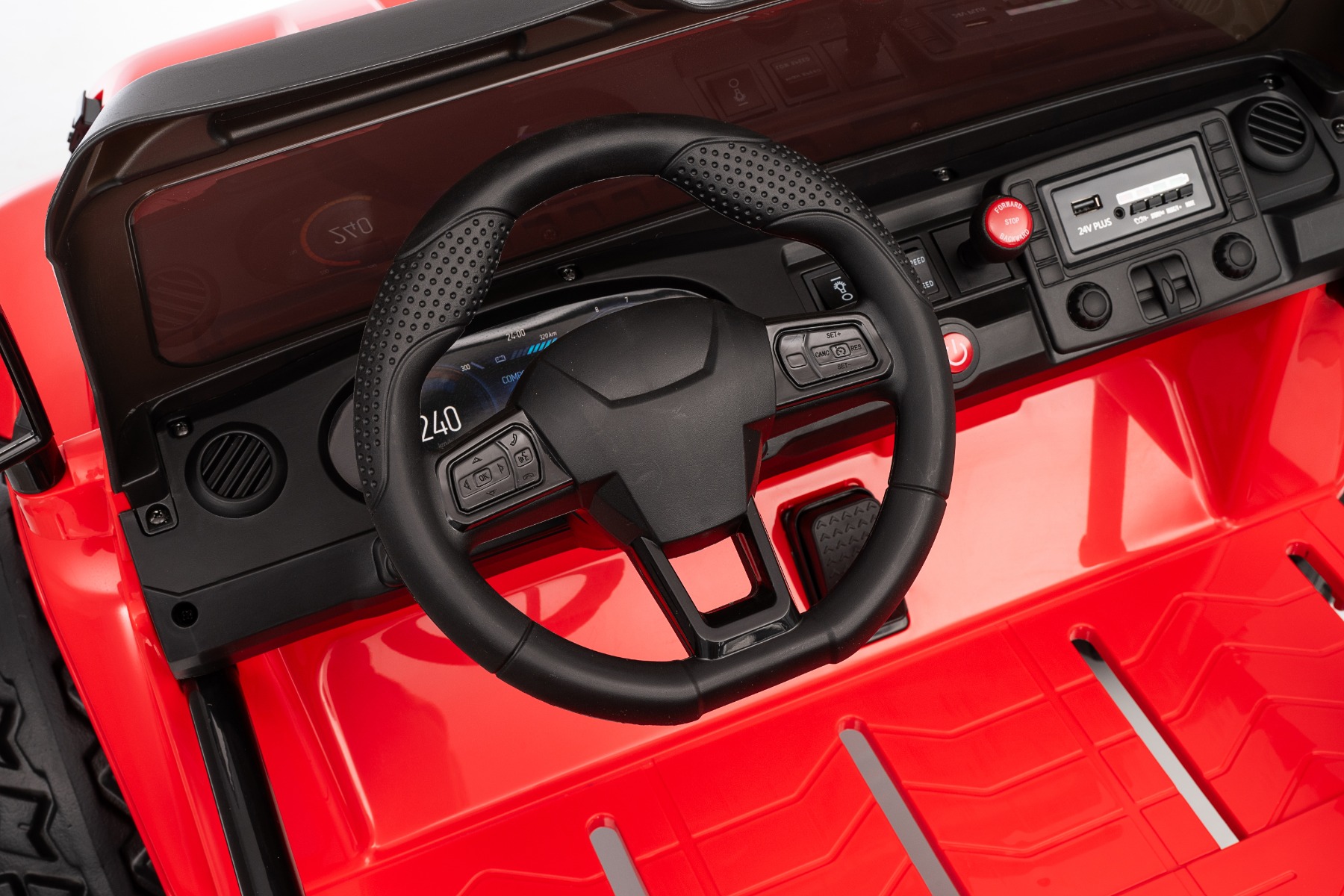 Multifunktionales Lenkrad, MP3-Player mit USB/AUX-Eingang