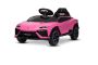 Elektrisches Ride-on-Auto Lamborghini Lanzador 12V mit Hinterradantrieb, lizenziert (einsitzig), roze, Lithiumbatterie, LED-Beleuchtung, breitem Sitz, 2,4-GHz-Fernbedienung, MP3-Player mit USB-/AUX-Eingang und Bluetooth-Verbindung