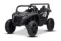 Elektrisches Kinderauto UTV XXL 24V, schwarz, zweitürig, Motor mit Differenzial, aufblasbare Gummireifen, gefederte Hinterachsen, Scheibenbremse, gepolsterter Sitz, verstellbares Lenkrad, Bluetooth, MP3-Player mit USB/SD-Anschluss