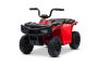 Lizensiertes elektrisches Ride-on Quad Arctic Cat 12V mit Hinterradantrieb, rot, LED-Beleuchtung, Lithium-Akku, 2 x 25W Motoren