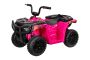 Lizensiertes elektrisches Ride-on Quad Arctic Cat 12V mit Hinterradantrieb, rose, LED-Beleuchtung, Lithium-Akku, 2 x 25W Motoren