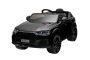 Elektroauto für Kinder Audi Q7 schwarz, Einsitzer, Einzelradaufhängung, 12-V-Batterie, Fernbedienung, 2 x 35-W-Motor, LED-Leuchten, MP3-Player mit USB/AUX-Eingang, lizenziert