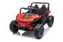 Elektroauto für Kinder UTV Small 12V, rot, Hinterradantrieb, 12V Batterie, Kunststoffräder, Breiter Doppelsitz für nur ein Kind, 2,4 GHz Fernbedienung, MP3-Player mit USB/SD-Eingang, LED-Leuchten