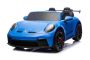 Elektrisches Kinderauto Porsche 911 GT3 24V mit 4x4-Antrieb, blau, zwei Sitze, 2,4-GHz-Fernbedienung, USB/AUX-Eingang, 200W-Motoren, Federung, Lithium-Batterie, LED-Leuchten vorne und hinten, ORIGINALE Lizenz