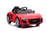 12V Kinder Elektroauto Audi R8 Spyder - NEUER Typ, Rot, Originallizenz, Batteriebetrieben, Öffnende Türen, Kunststoffsitz, 2x 25W Motor, 12V Batterie, 2,4 Ghz Fernbedienung, Sanftanlauf, MP3-Spieler