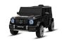 Elektrisches Kinderauto Mercedes G Neu, Schwarz, Original lizenziert, Batteriebetrieben, Öffnende Türen, Einzelsitz, 2x Motor, Lithiumbatterie, 2,4 GHz Fernbedienung, Hinterradfederung, Sanftes Anfahren