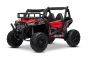 RIRICAR Elektroauto für kinder 24V UTV, rot , kinder elektroauto 2 sitzer mit 2,4 GHz Ferbedienung, 2 x 200 W Motor, Lithium-Akku, Eva-Räder, gepolsterter Sitz, USB, SD-Karte, elektrofahrzeug kinder ab 3-8 jahre