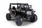 UTV 24V Elektroauto für Kinder, Schwarz, Zweisitzer, 2 x 200 W Motor, EVA-Räder, gefederte Achsen, elektrische Bremse, gepolsterter Sitz, 2,4 GHz Ferbedienung, USB, AUX