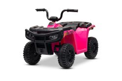 Lizensiertes elektrisches Ride-on Quad Arctic Cat 12V mit Hinterradantrieb, rose, LED-Beleuchtung, Lithium-Akku, 2 x 25W Motoren