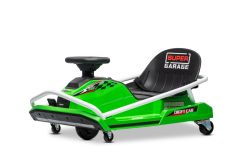 Beneo Motors Drift Elektro-Go-Kart 24V, grün, 300-W-bürstenloser Motor, Lithium-Batterie, Driftmodus mit einer Geschwindigkeit von bis zu 14 km/h, robuster Stahlrahmen, Sicherheitsgurt, Sportsitz, Multifunktionslenkrad