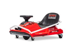 Beneo Motors Drift Elektro-Go-Kart 24V, rot, 300-W-bürstenloser Motor, Lithium-Batterie, Driftmodus mit einer Geschwindigkeit von bis zu 14 km/h, robuster Stahlrahmen, Sicherheitsgurt, Sportsitz, Multifunktionslenkrad