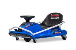 Beneo Motors Drift Elektro-Go-Kart 24V, blaue, 300-W-bürstenloser Motor, Lithium-Batterie, Driftmodus mit einer Geschwindigkeit von bis zu 14 km/h, robuster Stahlrahmen, Sicherheitsgurt, Sportsitz, Multifunktionslenkrad
