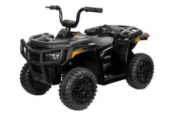 Lizensiertes elektrisches Ride-on Quad Arctic Cat 12V mit Hinterradantrieb, schwarz, LED-Beleuchtung, Lithium-Akku, 2 x 25W Motoren