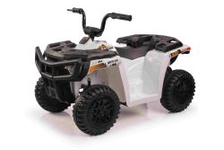 Lizensiertes elektrisches Ride-on Quad Arctic Cat 12V mit Hinterradantrieb, weiß, LED-Beleuchtung, Lithium-Akku, 2 x 25W Motoren