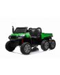 Farm-Elektroauto RIDER 6X6 24V mit Vierradantrieb 4 X 100W, 24V/7Ah Batterie, EVA-Räder, Federachsen, 2,4 GHz Fernbedienung, Zweisitzer, MP3-Player mit USB/SD-Eingang, Bluetooth