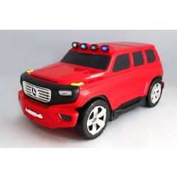 Kinder ziehen lizenziertes Mercedes-Benz Ener-G-Force-Gepäck mit - Rote kleine Reisetasche