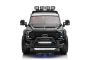 Kinder-Elektroauto Ford Super Duty 24V schwarz, Zweisitzer, 4X4-Antrieb mit leistungsstarken 24V-Motoren, Kunstledersitzen, EVA-Doppelhinterrädern, 2,4 GHz-Fernbedienung, LED-Lichtrampe, MP3-Player mit USB-Eingang, ORIGINAL-Lizenz