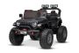 Elektrisches Kinderauto Beneo Motors OFFRIDE 4x4² Zweisitzer 12V, schwarz, MP3-Player mit USB/AUX-Eingang, 4x4 Antrieb, Lithium-Akku, große EVA-Räder mit Hinterradfederung, Fernbedienung, LED-Lichter