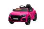 12V Elektroauto für Kinder Audi RSQ8 rosa, USB, Kunstledersitz, 2x 35W Motor, 12V/7Ah-Batterie, 2,4 GHz Fernbedienung, weiche EVA-Räder, LED-Leuchten, Sanftanlauf, ORIGINAL-Lizenz