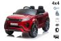 Elektroauto für Kinder Range Rover EVOQUE, Einsitzer,rot lackiert, Kunstledersitz, MP3-Player mit USB-Eingang, 4x4-Antrieb, 12V10Ah-Batterie, EVA-Räder, Hinterradaufhängung, Schlüsselstart, 2,4-GHz-Bluetooth-Fernbedienung, lizenziert