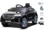 Elektroauto Mercedes-Benz EQC, schwarz, original lizenziert Kinder Elektroauto, Kunstleder, zu öffnende Türen, 2x 35W Motor, Elektroauto für Kinder 12V / 7Ah Batterie, 2,4 GHz Fernbedienung, weiche EVA-Räder, Federung, sanfter Start, LED-Leuchten