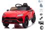 Elektroauto Lamborghini URUS, Rot, Elektroauto für Kinder, Original lizenziert, batteriebetrieben Kinder Elektroauto, Türen öffnen, 2x Motor, 12-V-Batterie, 2,4-GHz-Fernbedienung, weiche EVA-Räder, Federung, sanfter Start