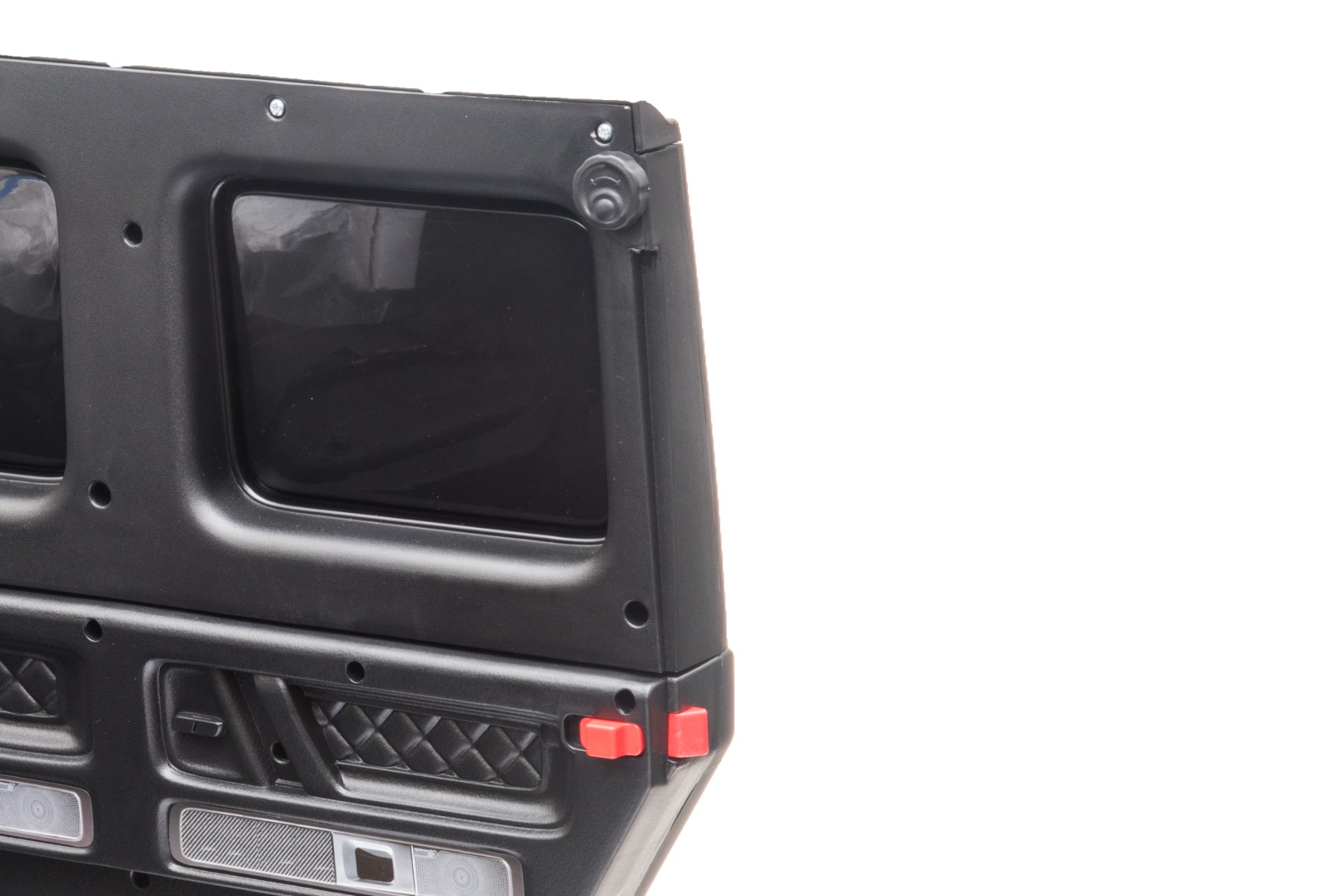 Öffnende Türen mit Sicherheitsverriegelung