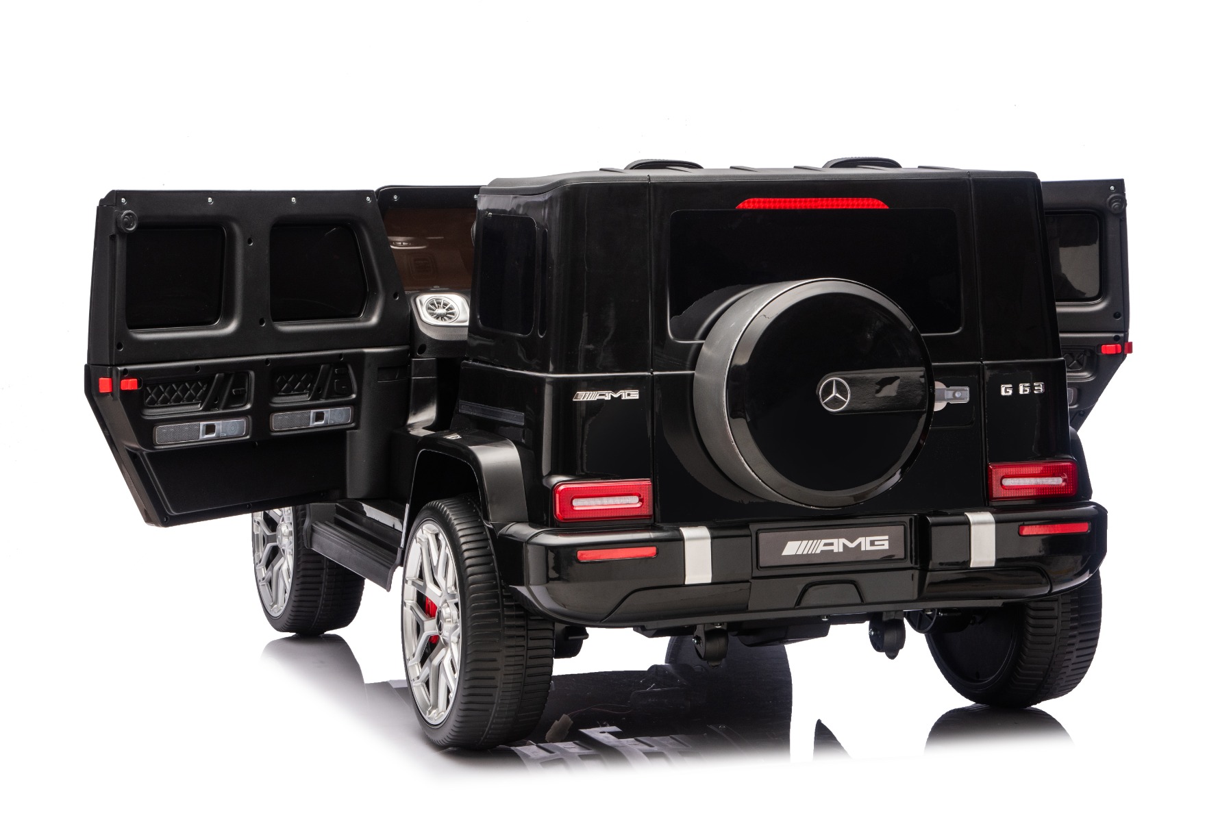 Öffnende Türen mit Sicherheitsverriegelung